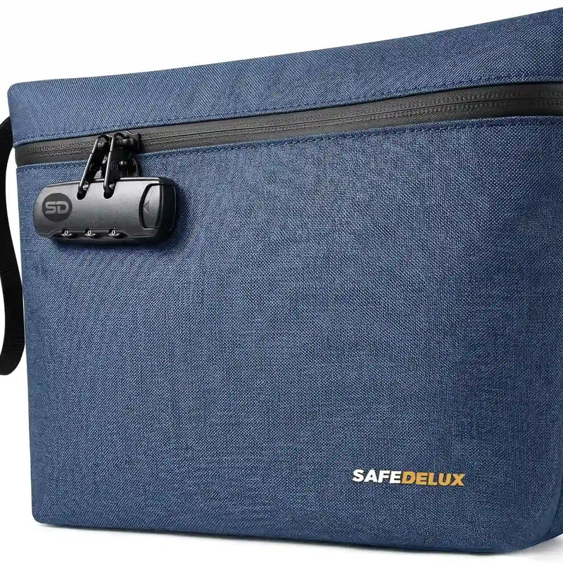 Bolsa con cerradura a prueba de olores de 30 x 21 cm | Serie SafeDelux Vireon 