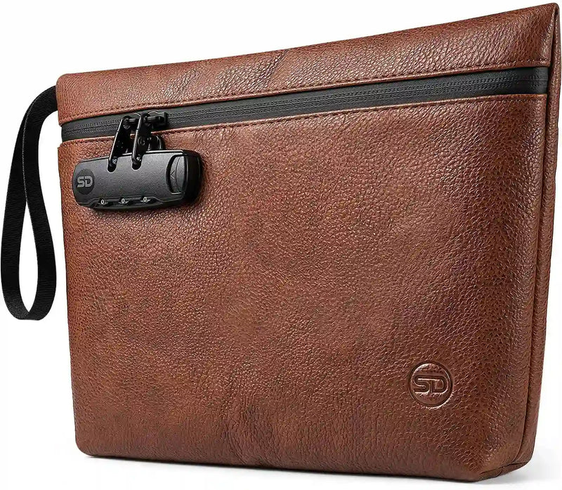 Bolsa con cerradura a prueba de olores de 30 x 21 cm | Serie SafeDelux Vireon 