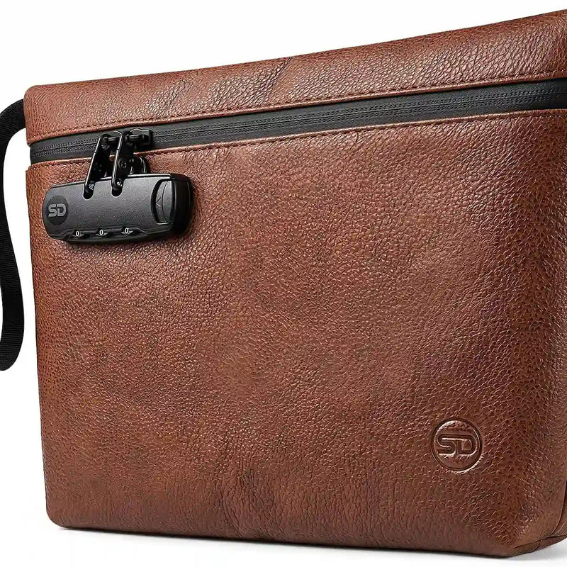 Bolsa con cerradura a prueba de olores de 30 x 21 cm | Serie SafeDelux Vireon 