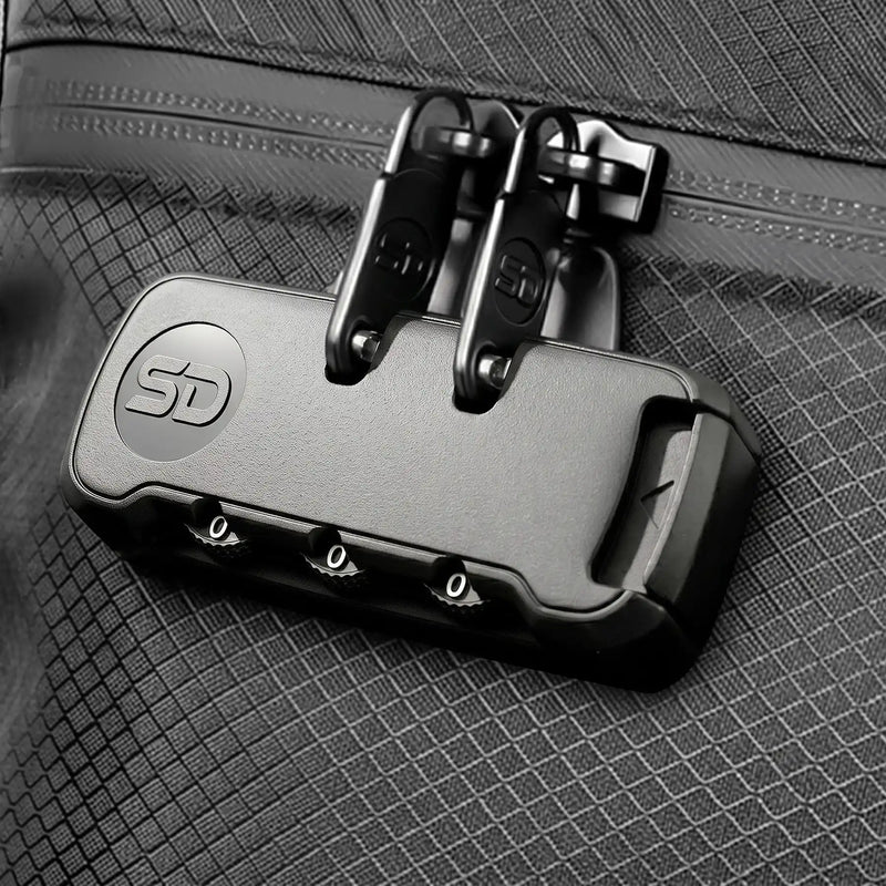 SafeDelux Vireon | Lockable Stink Proof Bag with Cross Body Strap lock detail
