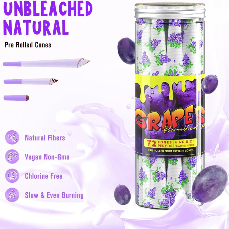 SafeDelux Grape Flavored Rolling Papers