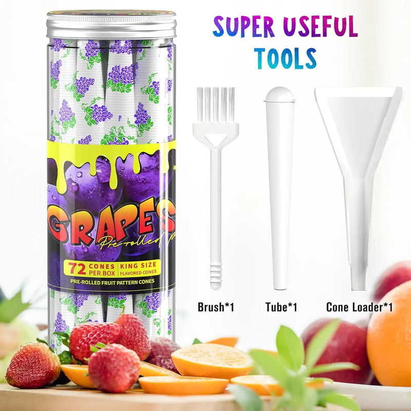 SafeDelux Grape Flavored Rolling Papers