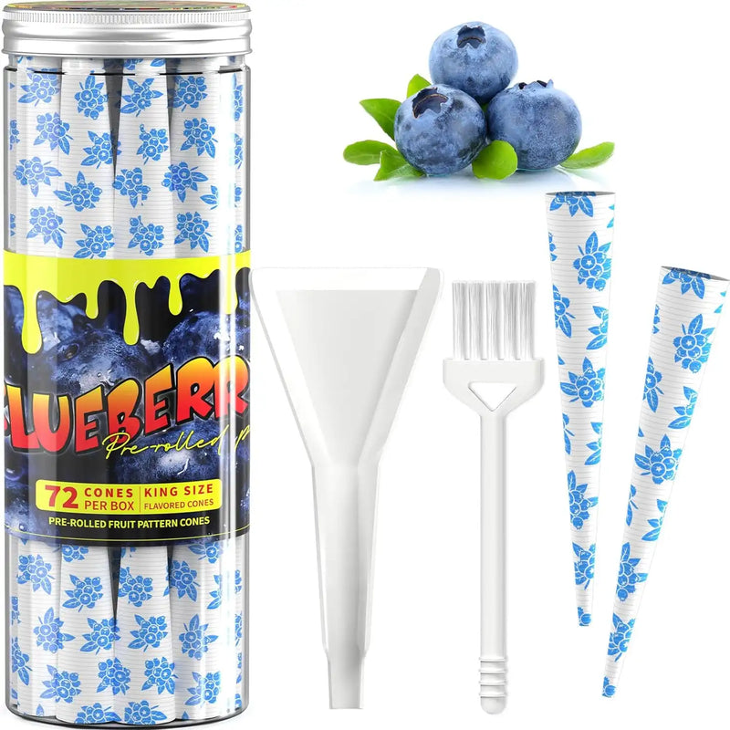 SafeDelux Blueberry Flavored Rolling Papers