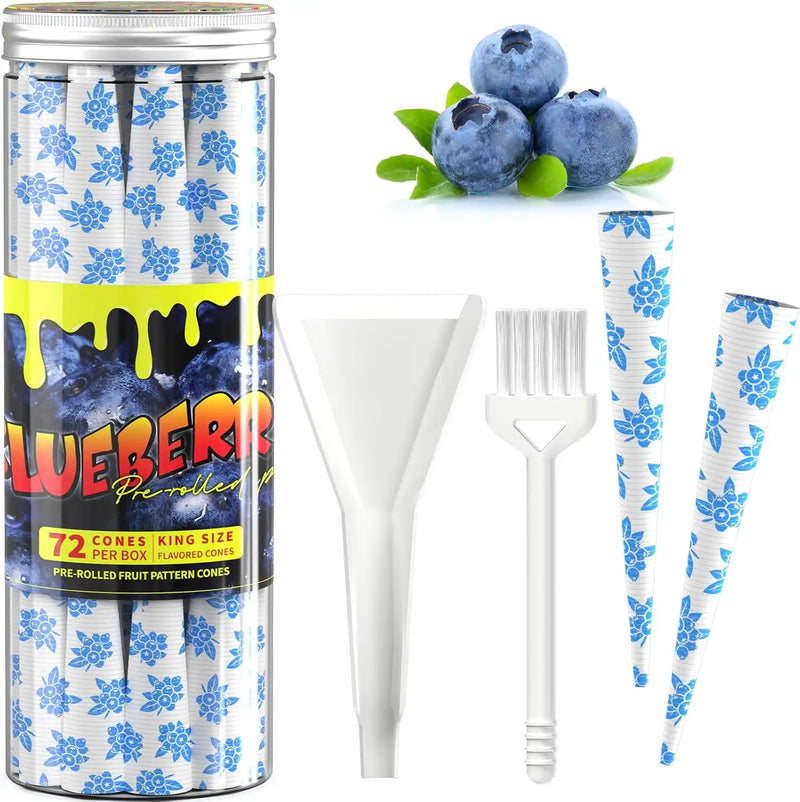 SafeDelux Blueberry Flavored Rolling Papers