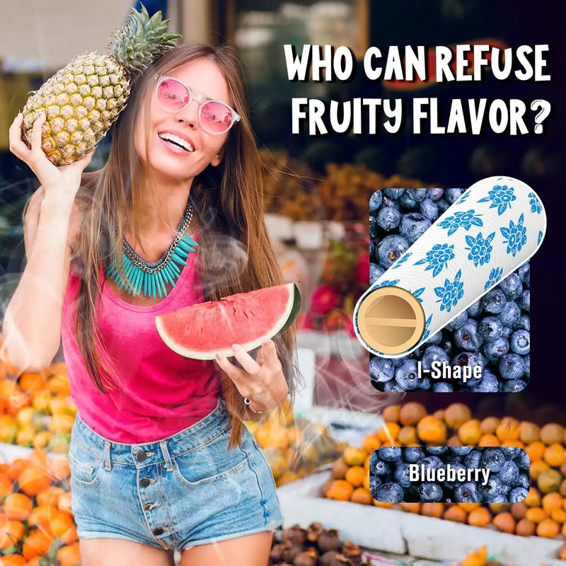 SafeDelux Blueberry Flavored Rolling Papers