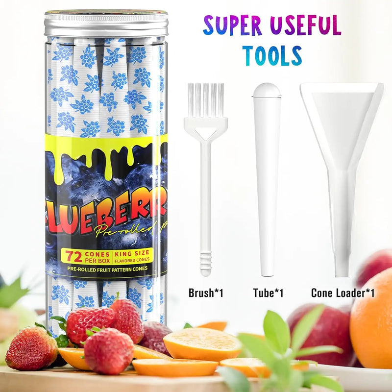 SafeDelux Blueberry Flavored Rolling Papers