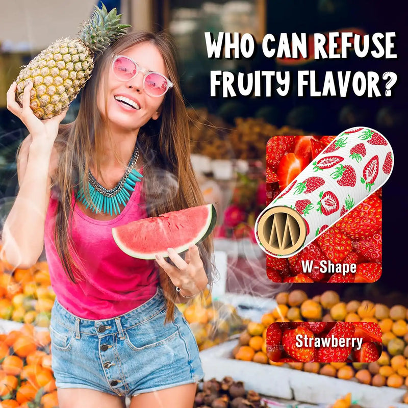 SafeDelux Watermelon Flavored Rolling Papers