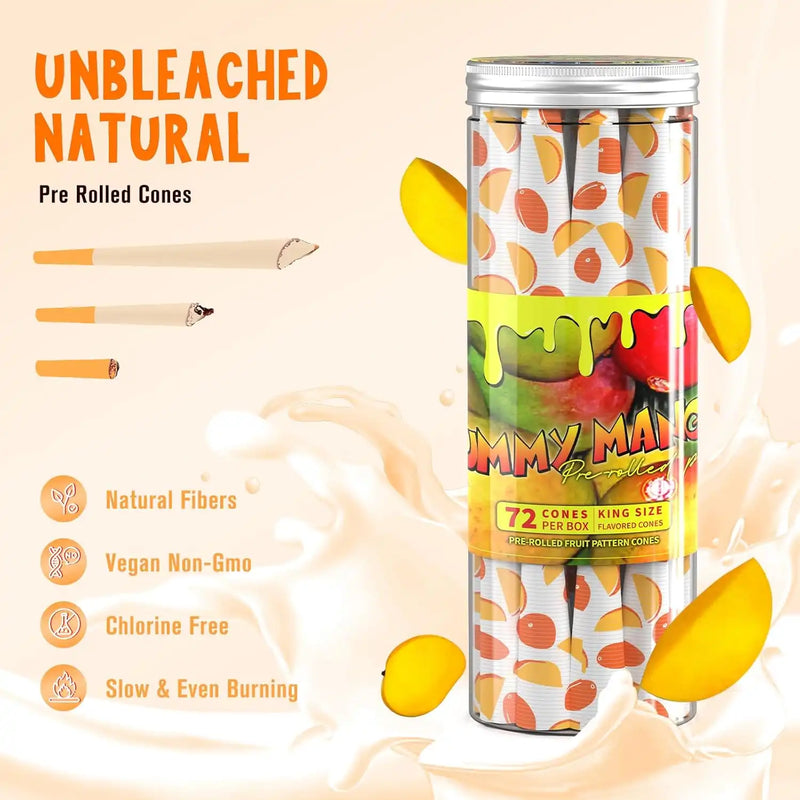 SafeDelux Mango Flavored Rolling Papers