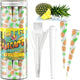 Papeles de liar con sabor a piña, tamaño king (72 unidades) | SafeDelux