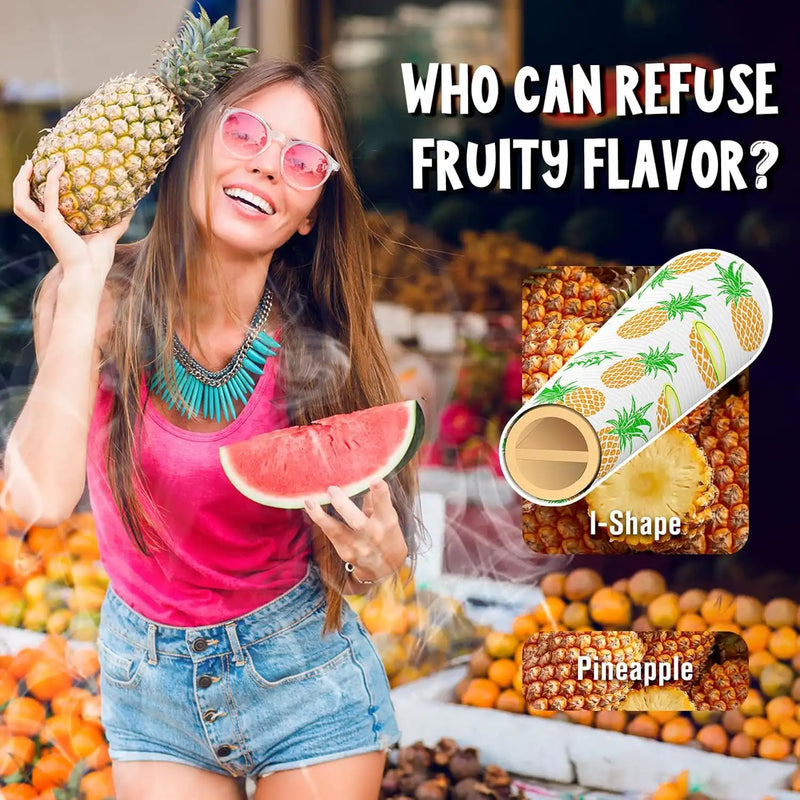 SafeDelux Pineapple Flavored Rolling Papers