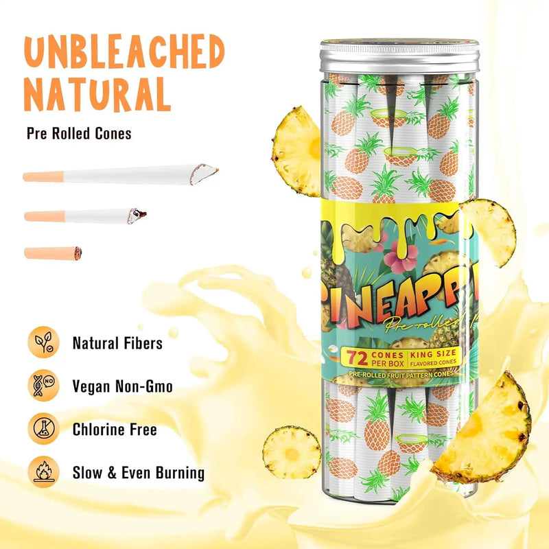 SafeDelux Pineapple Flavored Rolling Papers