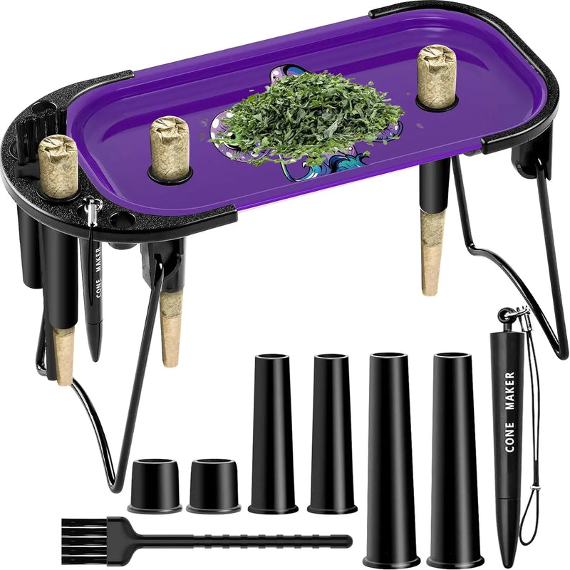 SafeDelux Metal Rolling Tray (Mushroom)