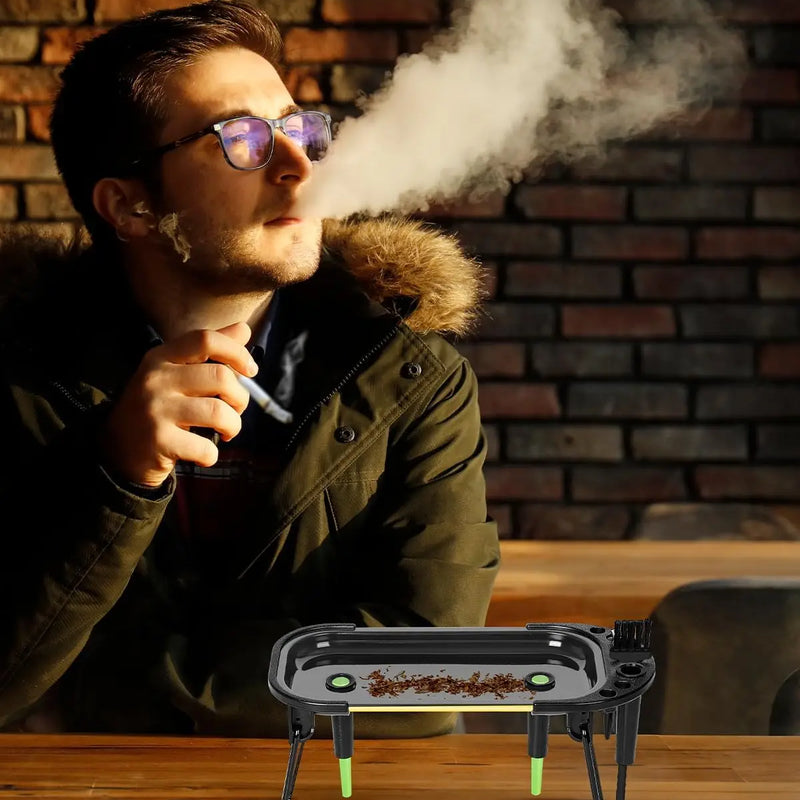 SafeDelux Metal Rolling Tray (Mushroom)