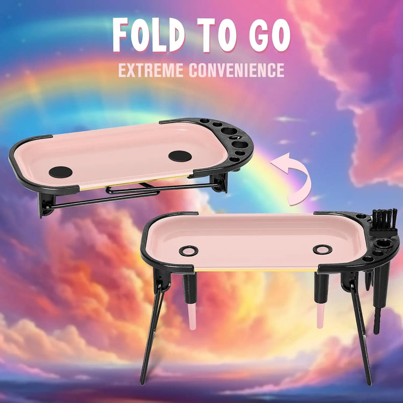 SafeDelux Metal Rolling Tray (Pink)