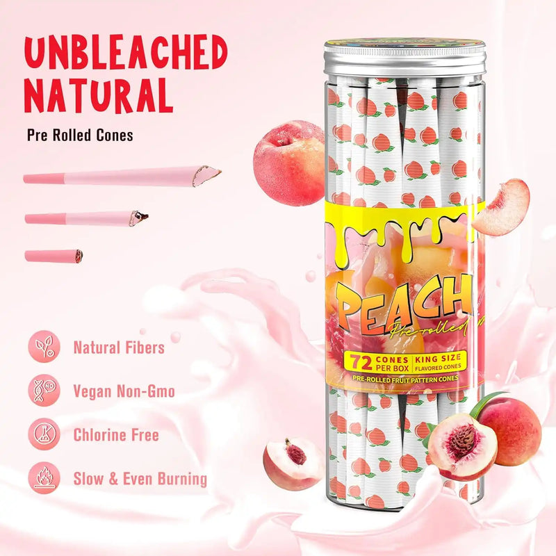 SafeDelux Peach Flavored Rolling Papers
