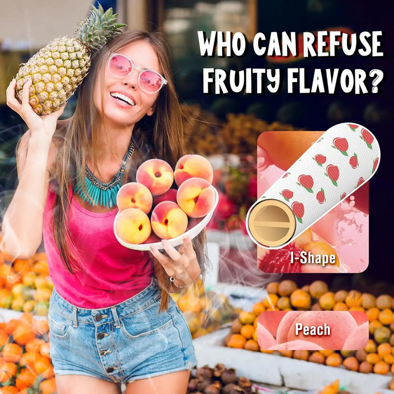 SafeDelux Peach Flavored Rolling Papers