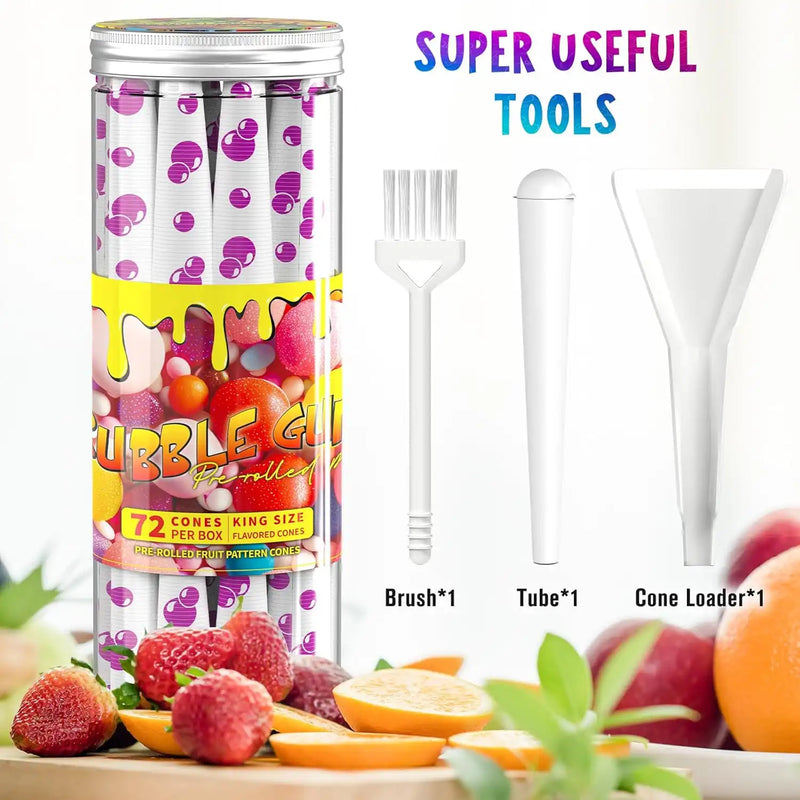 SafeDelux Bubble gum Flavored Rolling Papers