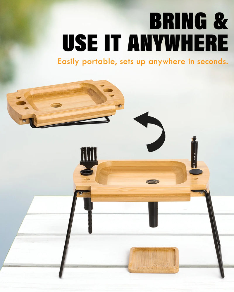 SafeDelux | Small Folding Rolling Tray Kits | Primary