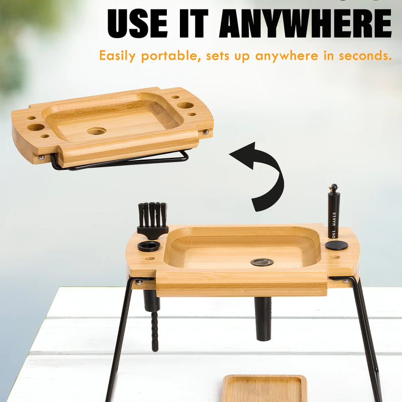 SafeDelux | Small Folding Rolling Tray Kits | Primary