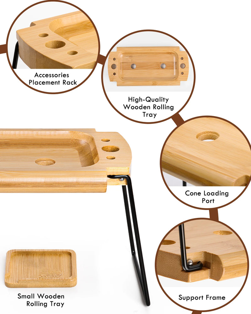 SafeDelux | Small Folding Rolling Tray Kits | Primary