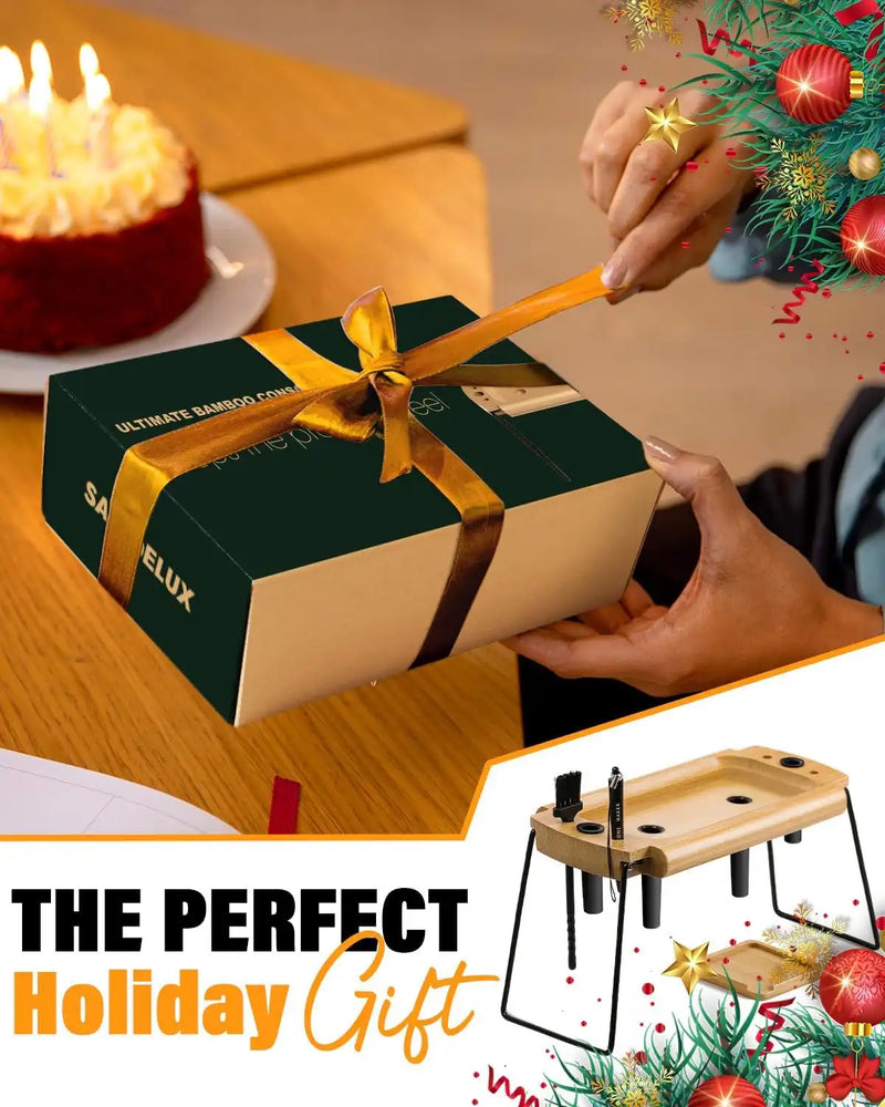 4 Holes Foldable Rolling Tray Kits | SafeDelux