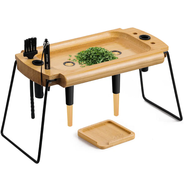 4 Holes Foldable Rolling Tray Kits | SafeDelux