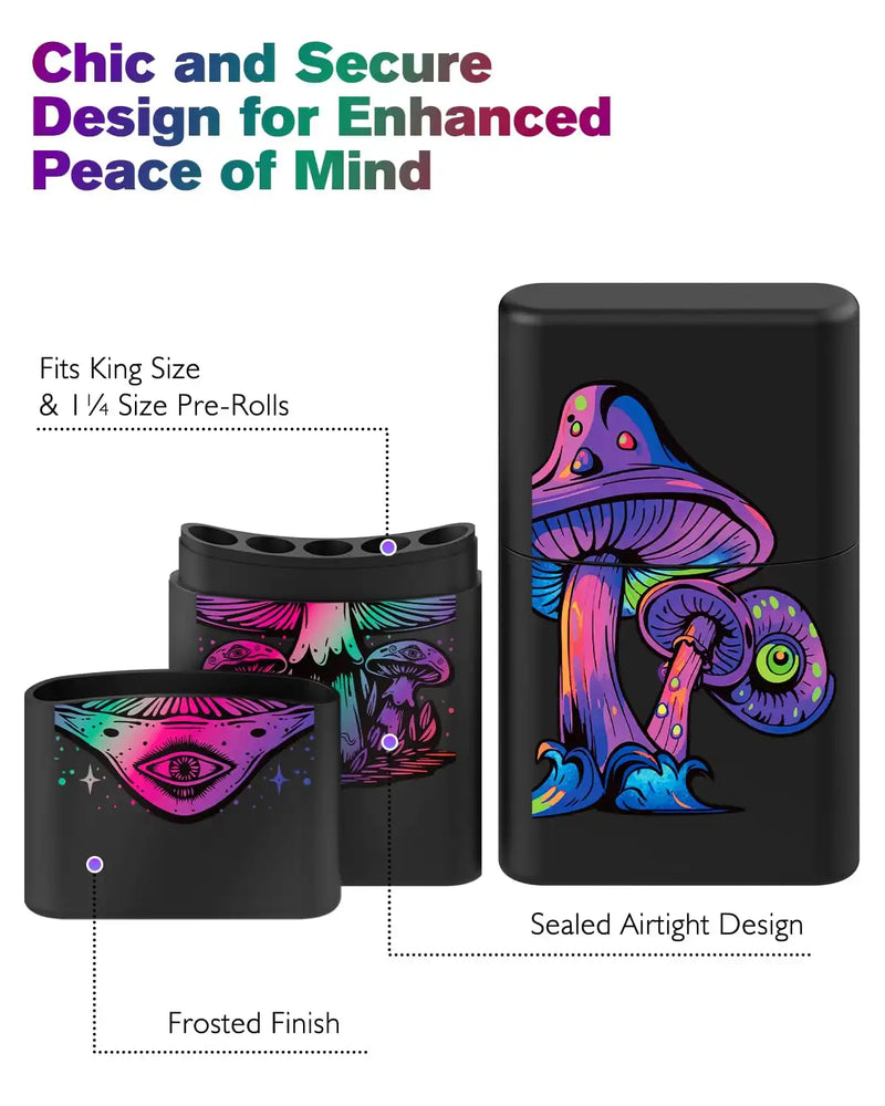 SafeDelux Cigarette Case(Mushroom)