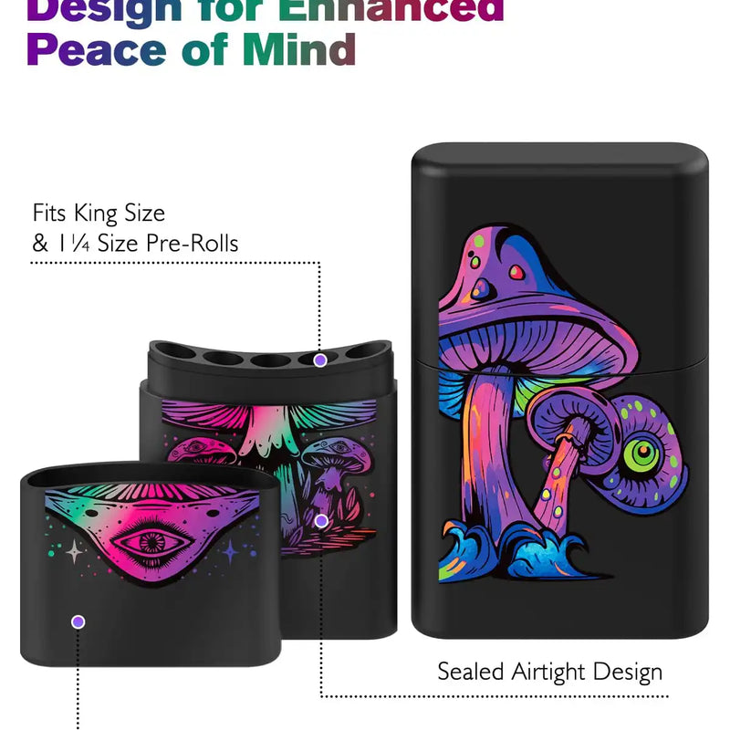 SafeDelux Cigarette Case(Mushroom)