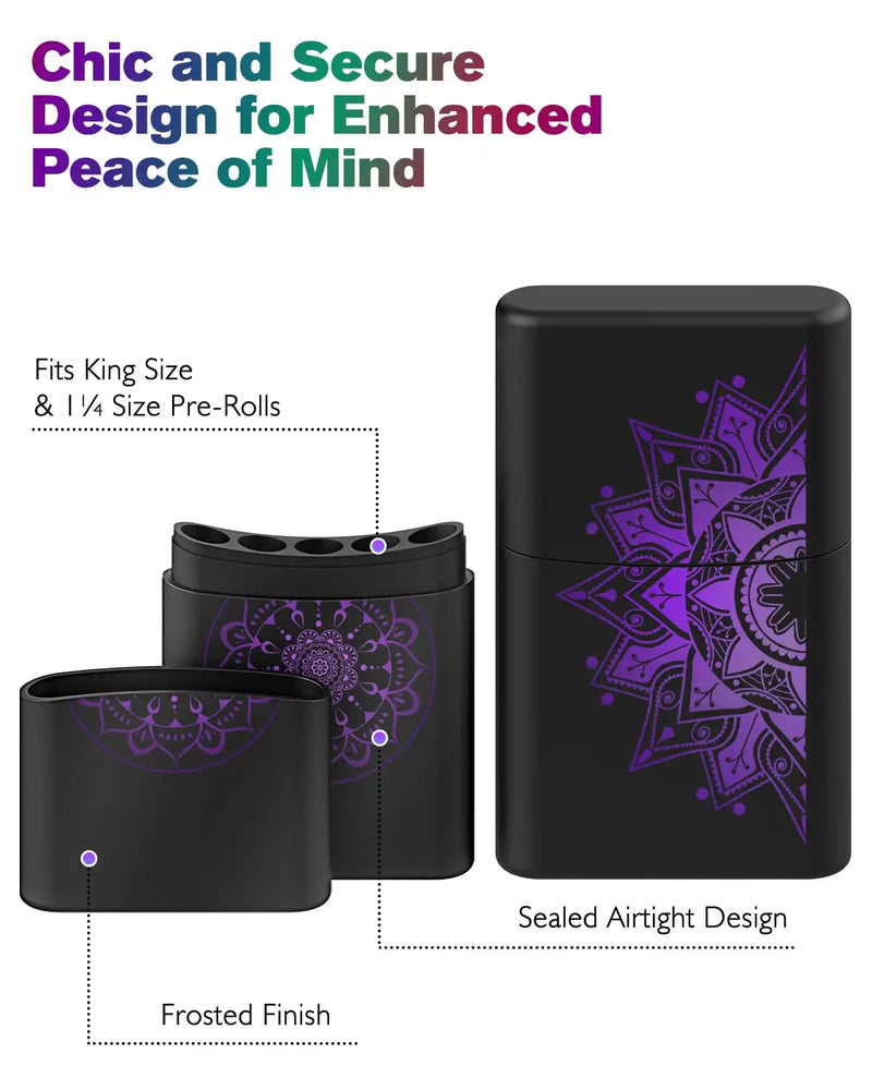 SafeDelux Cigarette Case(Mandala)