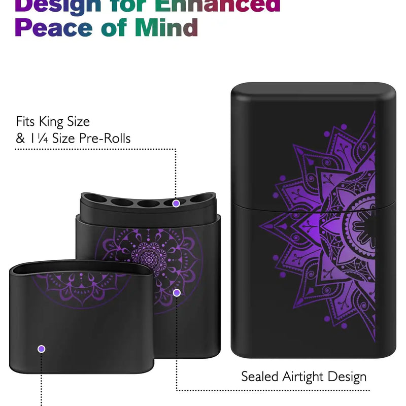 SafeDelux Cigarette Case(Mandala)