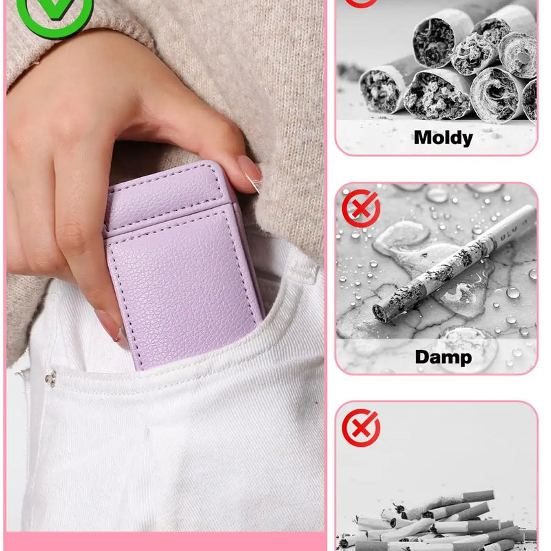 OZCHIN PU Outer Holder Case With kits(Pink)