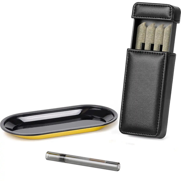 OZCHIN PU Outer Holder Case With kits(Black)