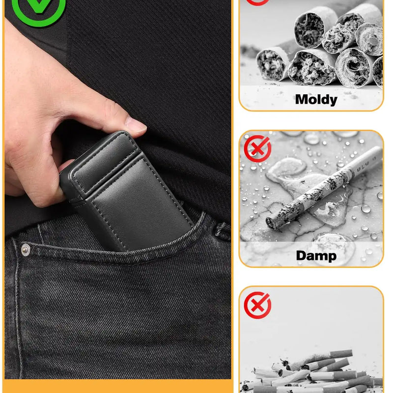 OZCHIN PU Outer Holder Case With kits(Black)