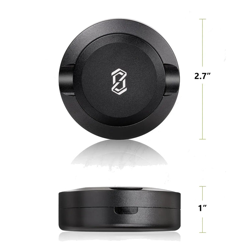 OZCHIN 2 Layers Aluminum Container(Black&grey)