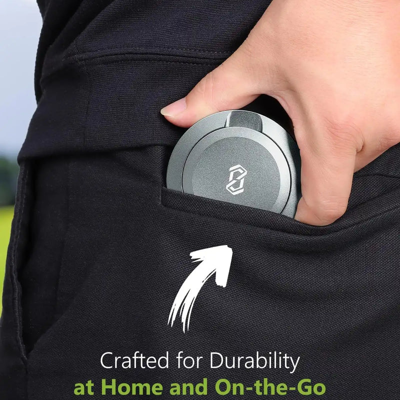 OZCHIN 2 Layers Aluminum Container(Black&grey)