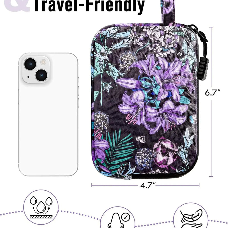 SafeDelux Odorless Bag with Activated Carbon Fiber Liner (Purple)