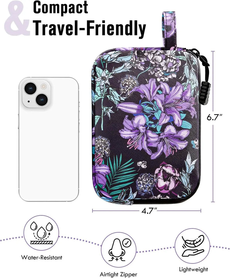 SafeDelux Odorless Bag with Activated Carbon Fiber Liner (Purple)