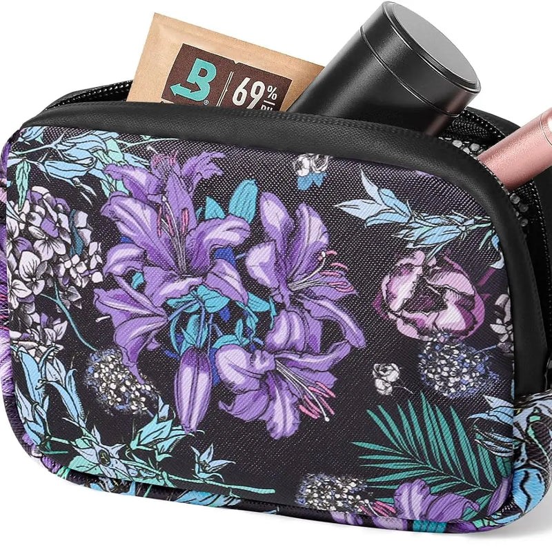 SafeDelux Odorless Bag with Activated Carbon Fiber Liner (Purple)