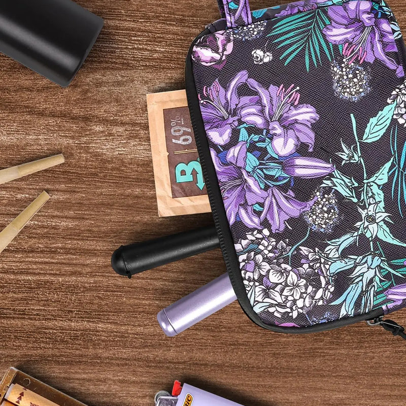 SafeDelux Odorless Bag with Activated Carbon Fiber Liner (Purple)