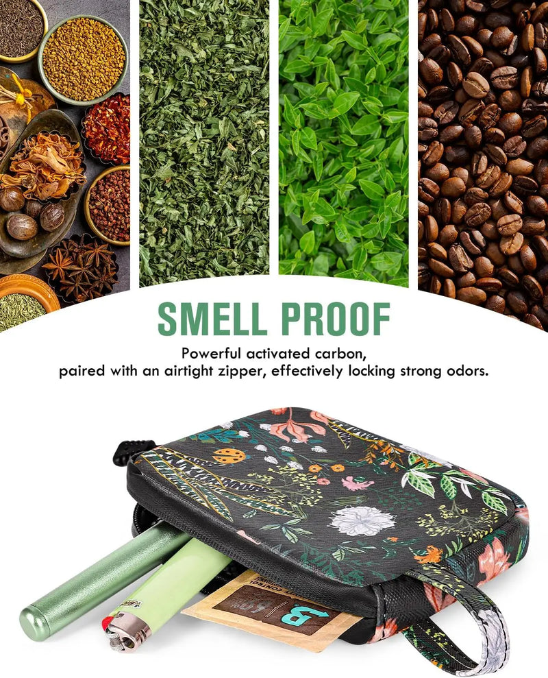 SafeDelux Odorless Bag with Activated Carbon Fiber Liner (Grenn)