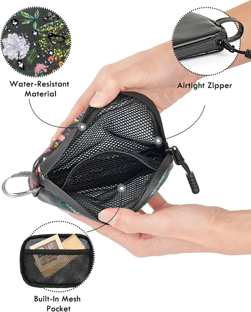 SafeDelux Odorless Bag with Activated Carbon Fiber Liner (Grenn)