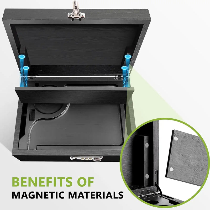 OZCHIN Locking Bamboo Stash Box Kits