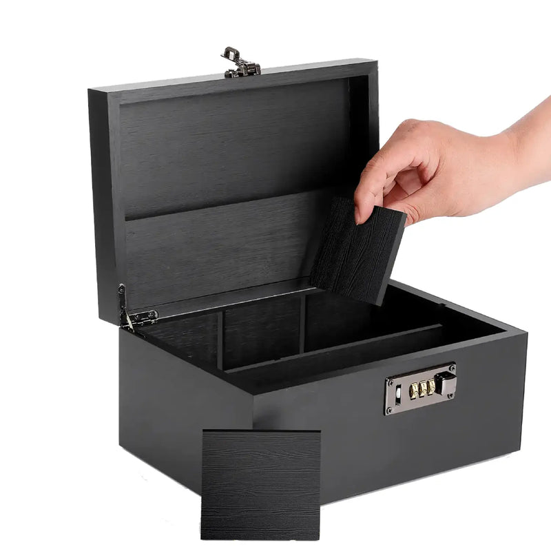 OZCHIN Locking Bamboo Stash Box Kits