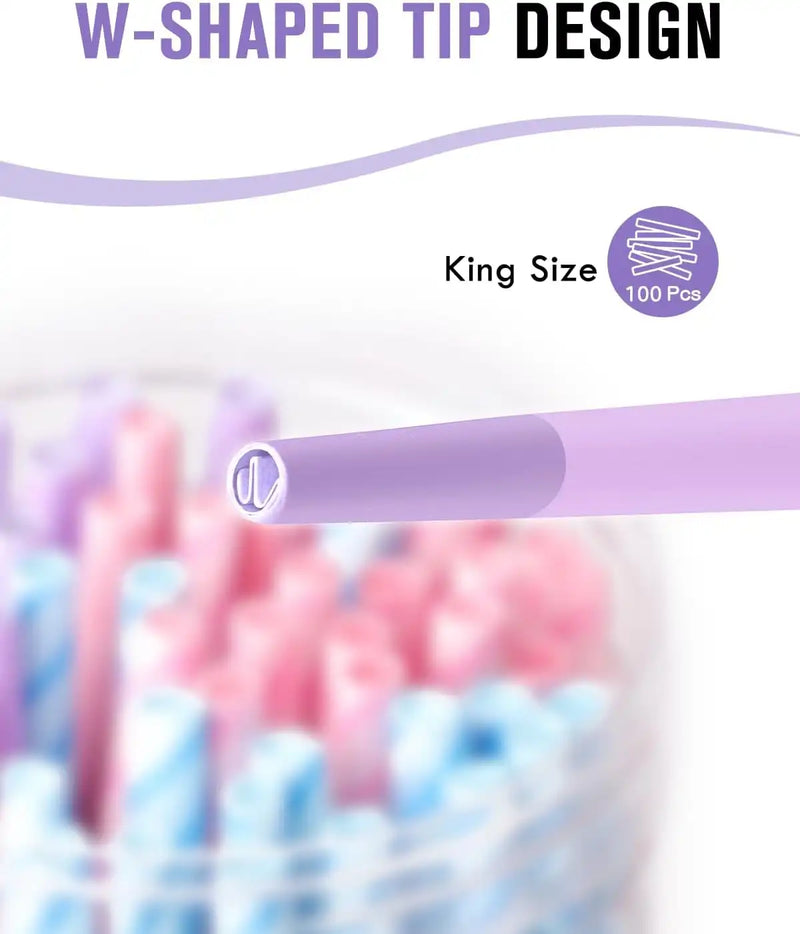 SafeDelux Cones Rolling Paper 100 Pack(Purple)