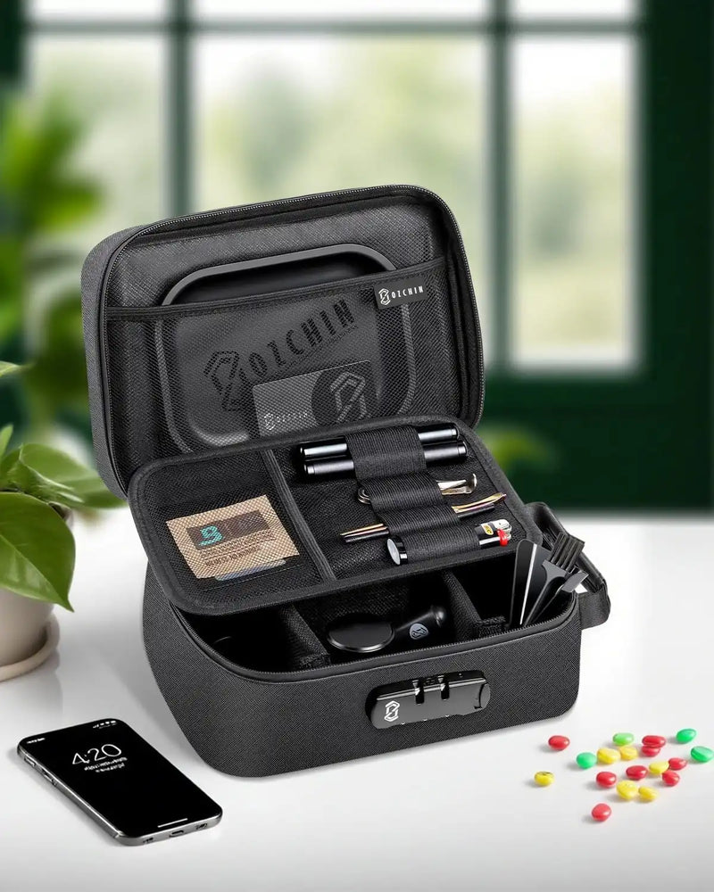 OZCHIN Smell Proof Bag Kits with Combination Lock Apex Series Odor