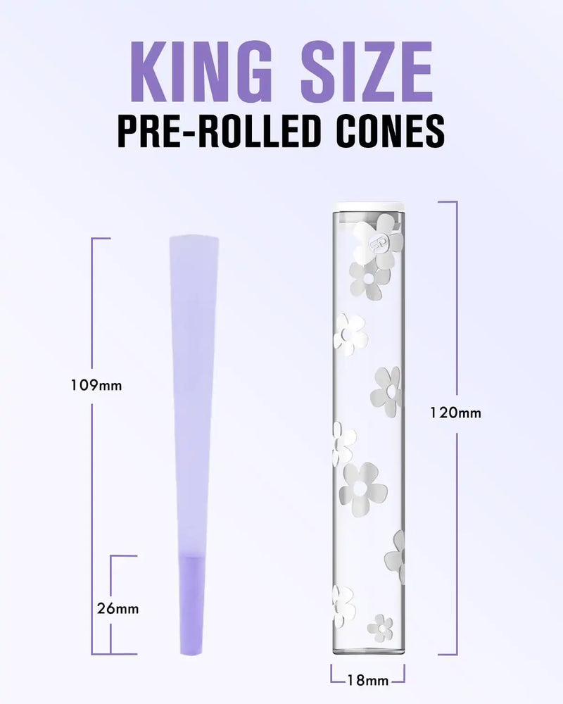 SafeDelux Cones Rolling Paper 100 Pack(5 Coloful)