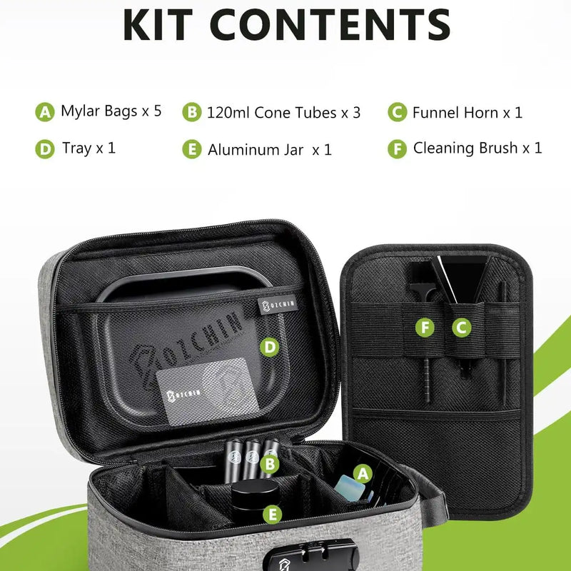 OZCHIN Smell Proof Bag Kits with Combination Lock | Apex Series Kits OZCHIN Smell Proof Bag Kits with Combination Lock | Apex Series Kits