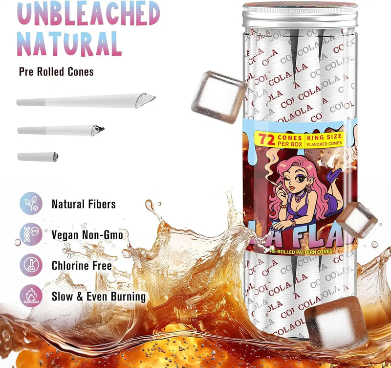 SafeDelux Cola Flavored Rolling Papers