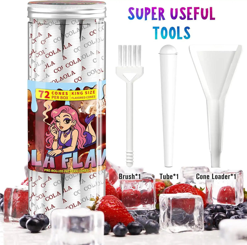 SafeDelux Cola Flavored Rolling Papers