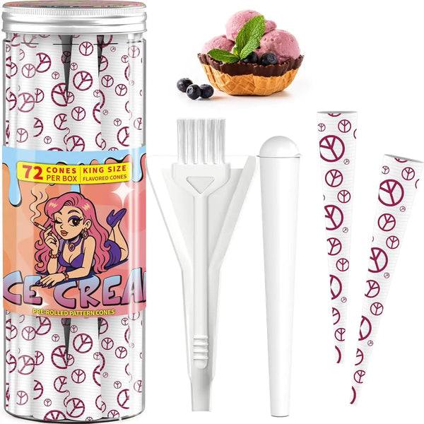 SafeDelux Ice Cream Flavored Rolling Papers